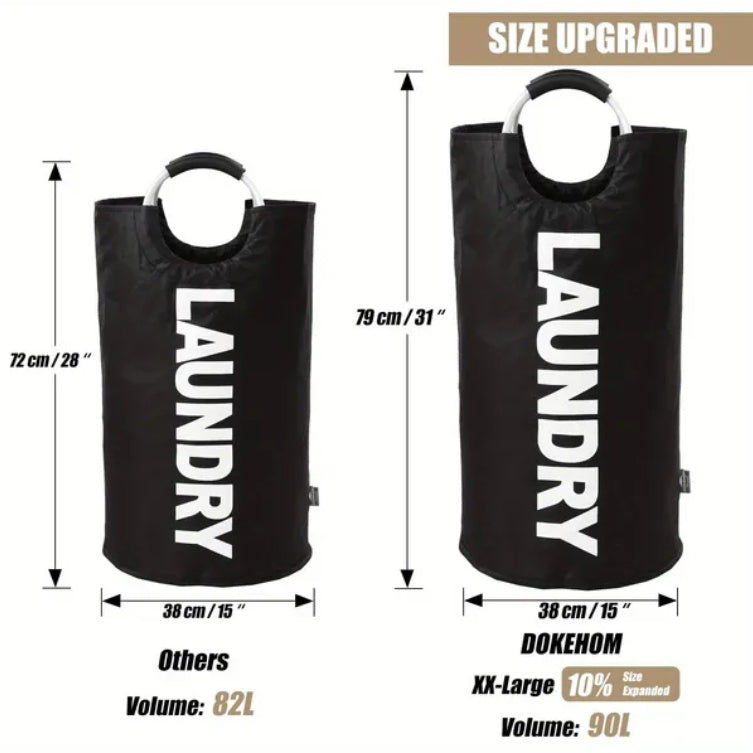 1 Gallon Waterproof Fabric Laundry Basket, Clothing Storage Basket, Household Storage Basket